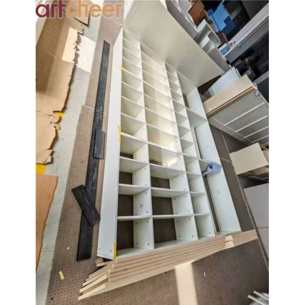 Modern Stylish Living Room Furniture Display Cabinet with Eco-Friendly Material and Adjustable Shelves