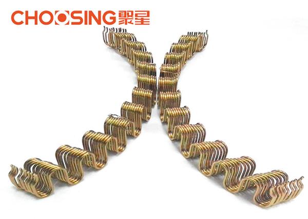 3.4mm Coil Metal Wire Zig Zag Couch Springs OEM Sofa Inner Sinuous Springs