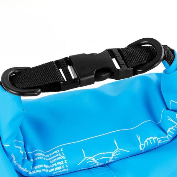 15L 500D Outdoor Waterproof Beach Bag High Frequency Seamless Welding