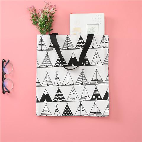 OEM Graffiti Extra Large Reusable Canvas Shopping Totes Custom Tote Bags With Logo