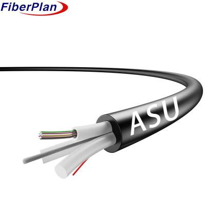Mini ADSS 6 To 12 Core Single Mode Multi Mode Aerial Fiber Optic Cable Self Supporting Cable ASU