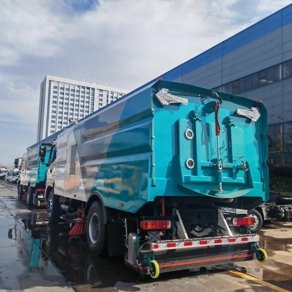 Foton Auman Road Sweeper Lorry 2 Axle Vacuum Street Sweeper Truck