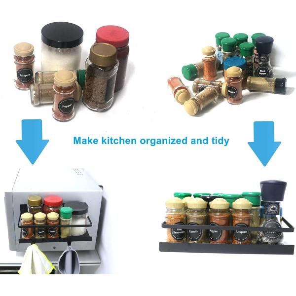 Кухонный организатор Магнитные полки для холодильника Экологически чистые и запасные