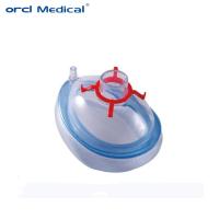 Masque à usage unique pour l' anesthésie pour le visage Masque chirurgical médical en PVC pour le coussin d'air Prix en gros