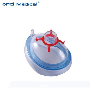 Máscara facial descartável de anestesia Cirúrgica Médica de PVC Air Cushion Máscara preço no atacado