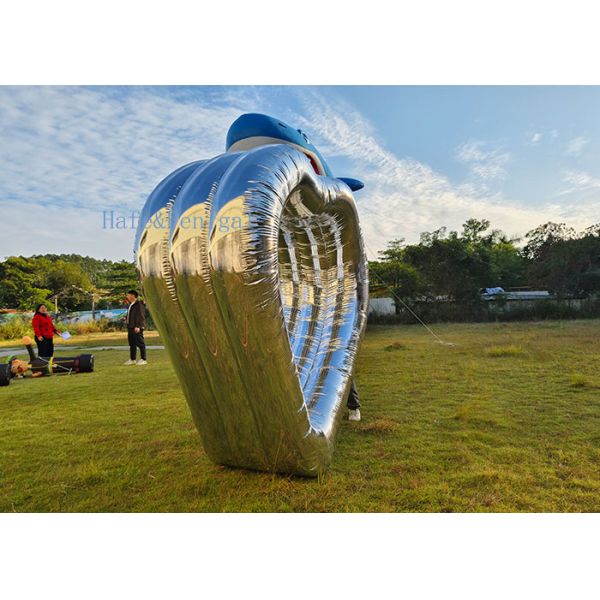 Custom Large Silver Inflatable Heart Shape Decoration for Events, Weddings, and Photo Backdrops