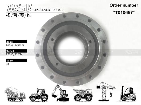 E320B Excavator Final Drive Parts Black Hub Housing 148-4716 Heat Treatment