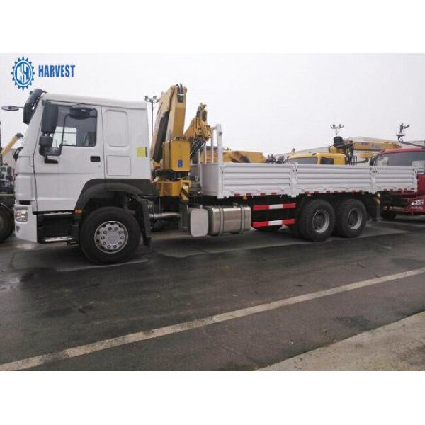 Grue de Sinotruk Howo 6x4 371hp 6,3 Ton Knuckle Boom Truck Mounted
