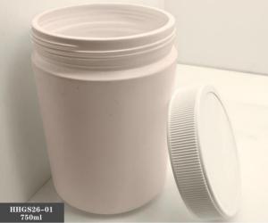 750ml PP Cosmetic Jar Customized Body Cream Jar