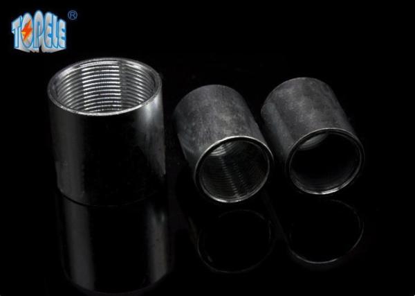Durable Threaded Galvanized  Couplings For IMC / Rigid Steel Conduit