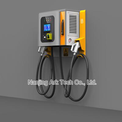 30KW IEC 61851 IP54 Electric Vehicle Wall Charger 7 Inch Display