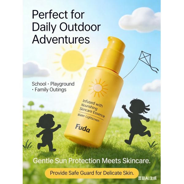Baby-Friendly Water-Based Sunscreen Gentle Repairing and Non-Sticky