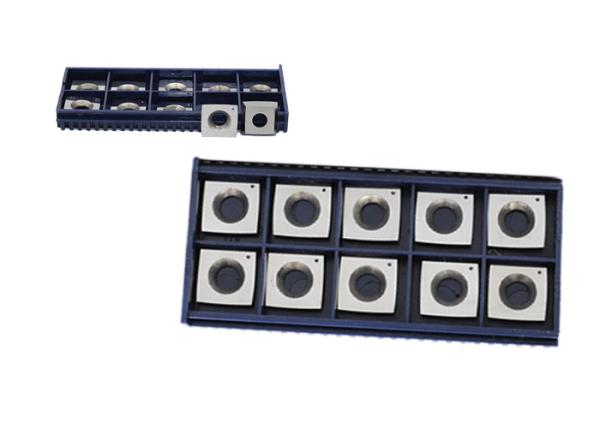 Indexable Wood Planer Blades , Woodworking Cutting Tungsten Carbide Blade