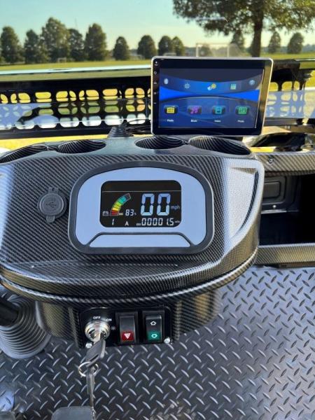 Four Seat 60v 100ah MacPherson Independent Suspension Electric Golf Cart Off-Road Tires