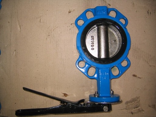API 609 / ISO 5752 / BS5155 Standard One Shaft Without Pin Type Wafer Butterfly Valve