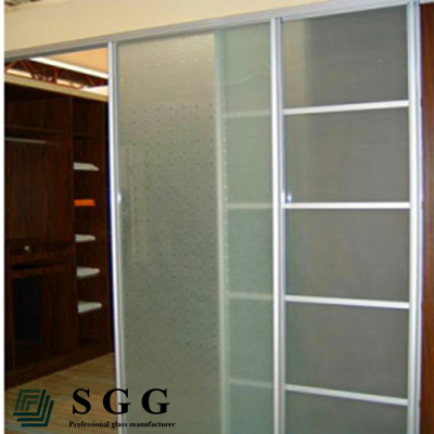 3mm to 19mm Acid Etched Clear Glass