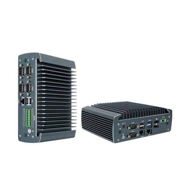 IBOX-1226 J6412 Industrial Fanless Mini PC with 32GB RAM, 12V DC Input, and Quad Core Processor