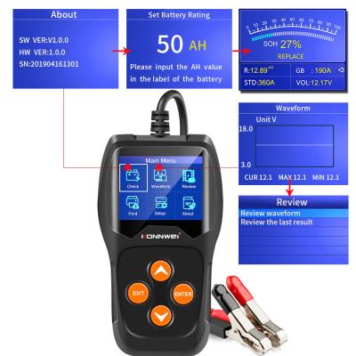 Verificador fácil da condição da bateria de carro varredores/12v do código do motor automotivo do uso