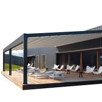 Toldo retrátil impermeável do pátio do PVC com anos conduzidos da garantia das luzes 3 - 5