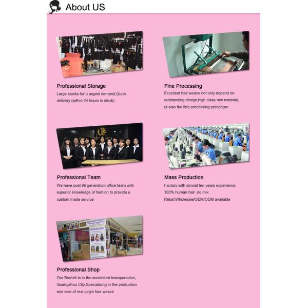 Hot Beauty Peruvian Natural Wave Virgin Human Hair Extensions For Women