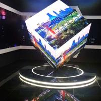 Pantalla giratoria móvil micro del LED que trabaja a máquina