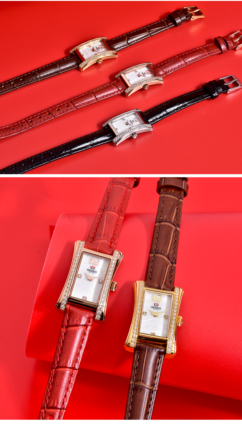 Luxury Square Quartz Watch For Women · CE/ROHS Certified