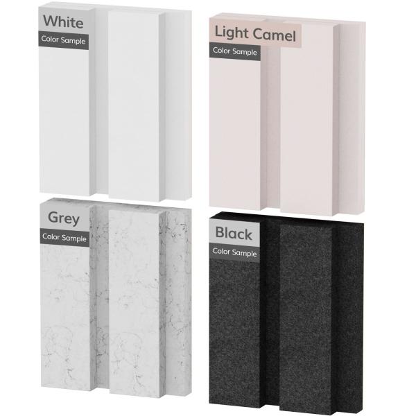 Panneaux acoustiques à lattes en fibre de polyester contre panneaux acoustiques à lattes en bois