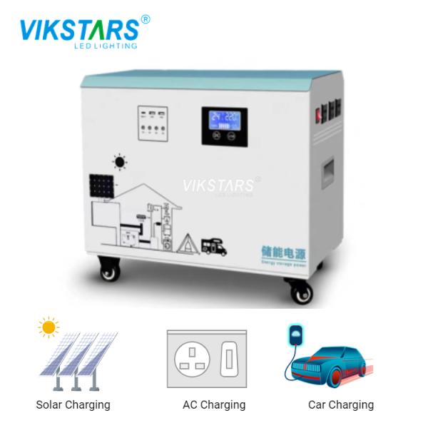 Белая электростанция хранения электростанции цвета 3000W портативная для на открытом воздухе поручать работы