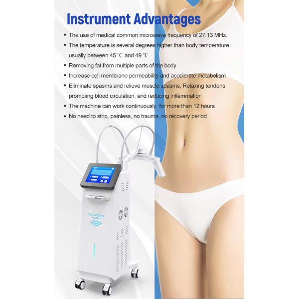 Body Slimming Laser Lipolysis Machine 450W Lumewave Master Fat Removal Machine