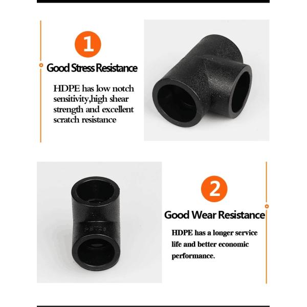 PE100 PN16 SDR11 HDPE Male Thread Union For Food And Chemical Industry