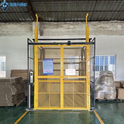 Heavy Load Hydraulic Lift Hydraulic Cargo Lift Elevator With Emergency Stop Smooth Vertical Transport