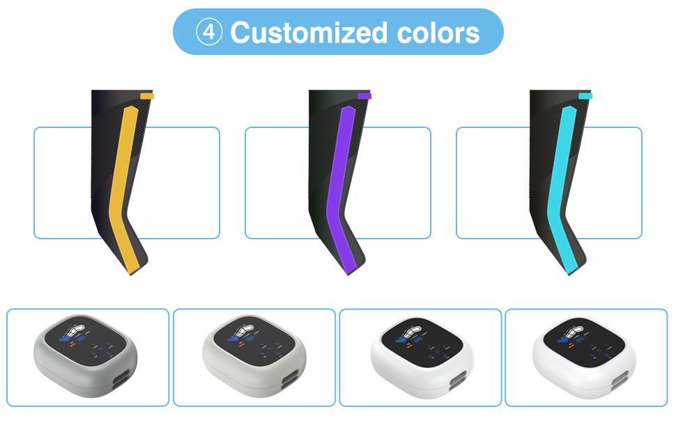 Rechargeable Air Compression Leg Massager with 4 Massage Modes for Blood Circulation and Recovery