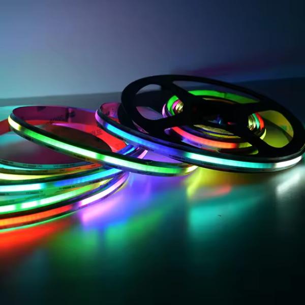 5V 90Ra COB LED Strip 320D 480D White WS2812b SK6812 WS2811Dam Type Addressable RGB RGBW RGBIC