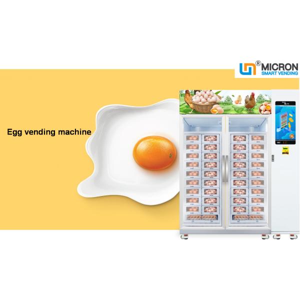 Подгонянный автомат шкафчика экрана касания 22 дюймов охлаждая для яйца с умной системой