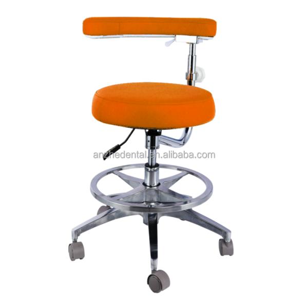 Высота регулируемая больничная мебель кресло микроволокно кожа круглое лицо стоматологический стул