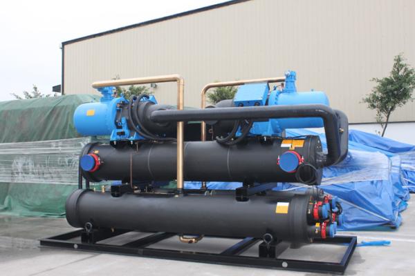 Residential Air Conditioning Heat Recovery Unit Screw Water Cooled Chiller 90 -170 Tons