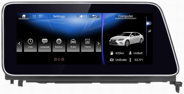Ouchuangbo car radio gps 4 Core CPU android 6.0 for Lexus RX270 350 450 with gps USB WIFI wifi Bluetooth SWC