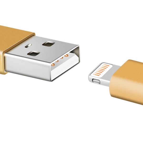 2.1A 8 Pin Ipad Iphone Fast Charging Cable , Apple Iphone Usb Cable 3ft 6ft 10ft