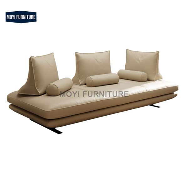 Modern Italian Indoor Living Room Couch Sofa Set Hotel Lobby Beige Fabric Home Furniture Sectional Reclinable PRADO Leisure Sofa
