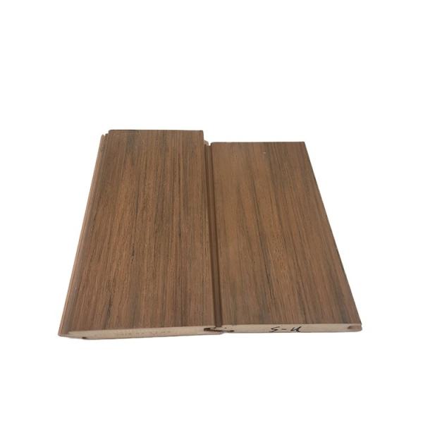 Removable Wood Plastic Composite Flooring Covering with Anti-UV and Brushing Surface