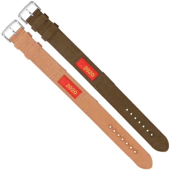 Wasteland-themed Canvas Watch Strap · Logo Customization Available | OEM/ODM