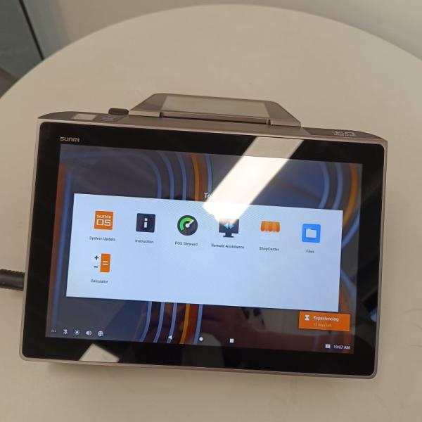 Bluetooth Sunmi D3mini All In One POS 3GB 32GB Com 2.4 Display secundário