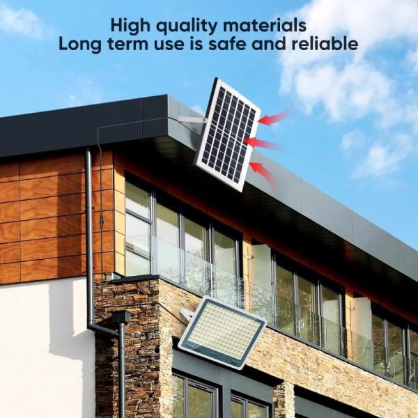 300w High Powered Solar Security Lights IP67 Solar Panel Garden Lights Outdoor