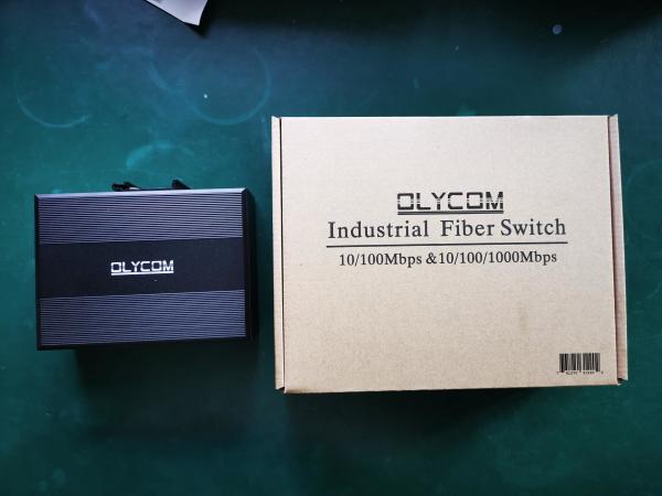 OLYCOM Managed Outdoor Switch L2 10/100/1000M 8 Port RJ45 4 Port SFP with Din Rail Mounted Vlan QoS STP/RSTP