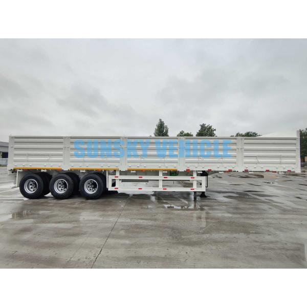 Drop Deck Semi Trailer Dry Van Trailer Flat Bed Semi Trailer