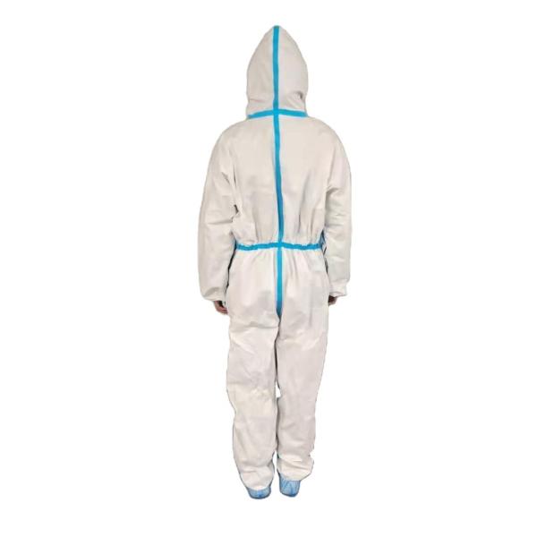 S-3XL Disposable Surgical Gown , Disposable Coveralls With Hood And Boots