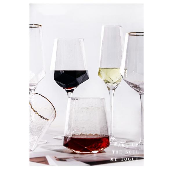 Обслуживание ОЭМ кубка ясных кристаллических бокалов ромбовидное неэтилированное