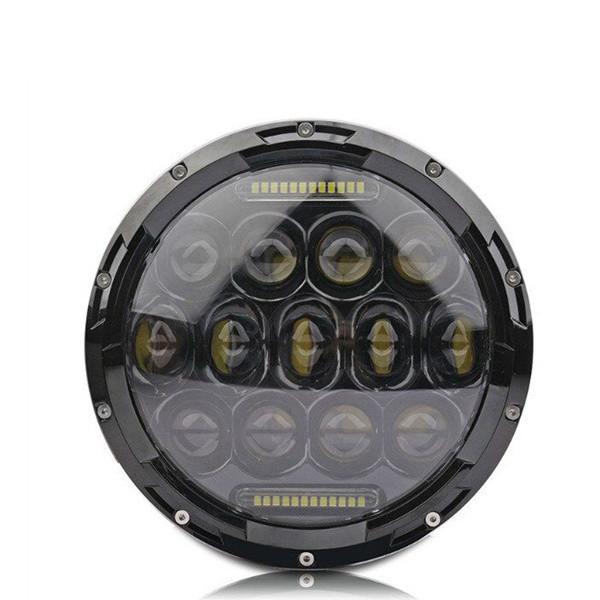7 Inch 75W LED Driving Lights 3200LM High Bream / 2000lm Low Beam Round Shape Jeep Fog lights