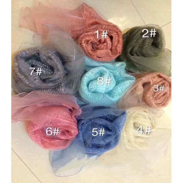 Manufacturer wholesale imitated silk scarf  60*195cm 60g summer spring shawl 100%polyester keep fashion