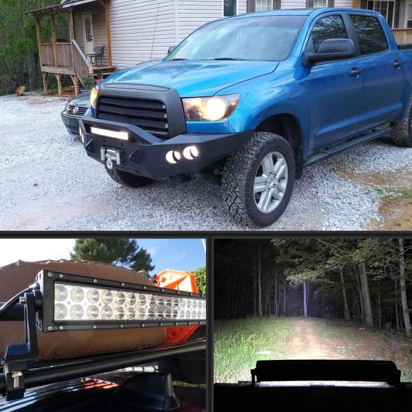Powerful Truck LED Bar Spot Beam 8400 Lumen Anticorrosive Feature